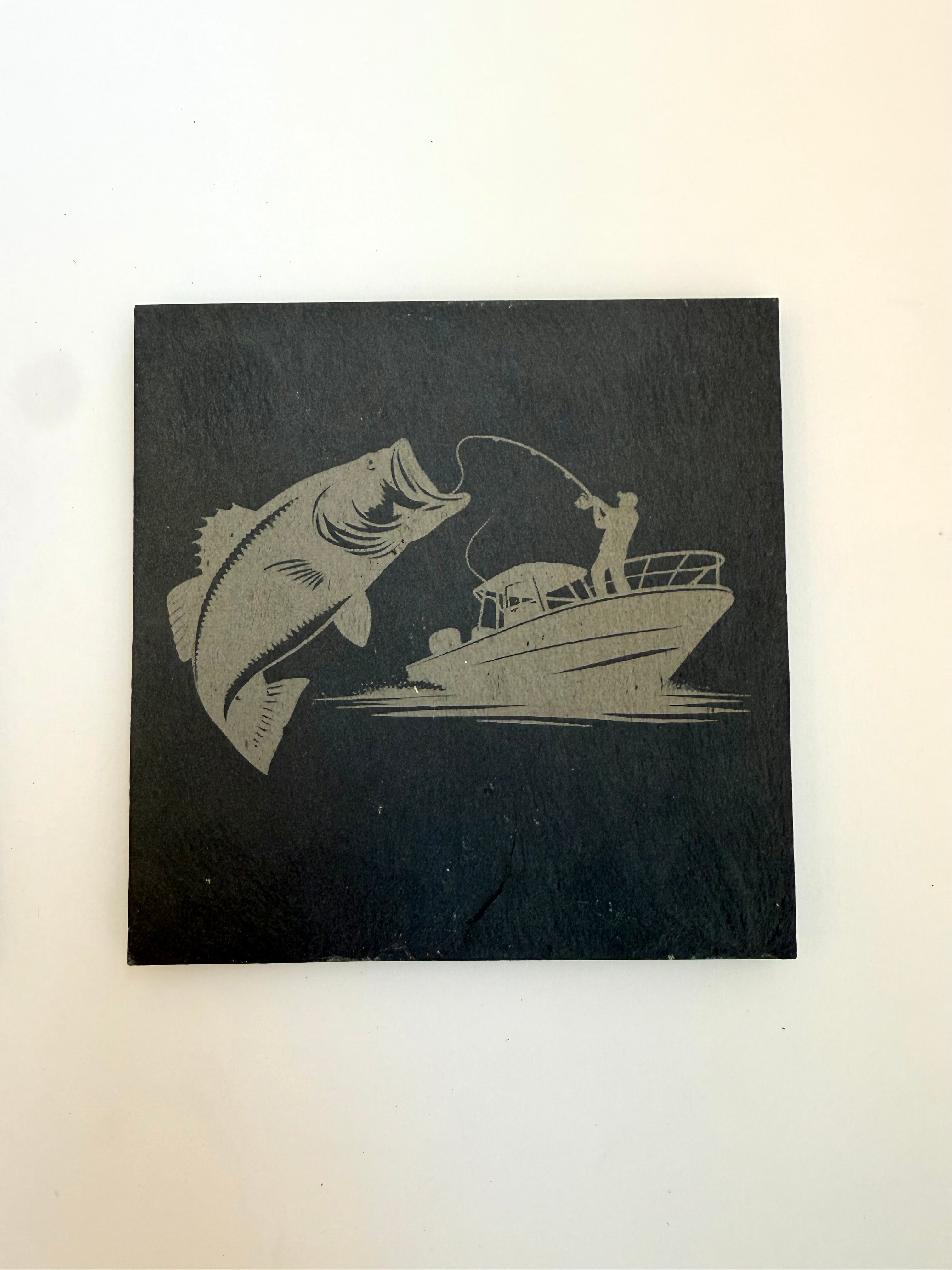 Fishing Coasters-Set of 4