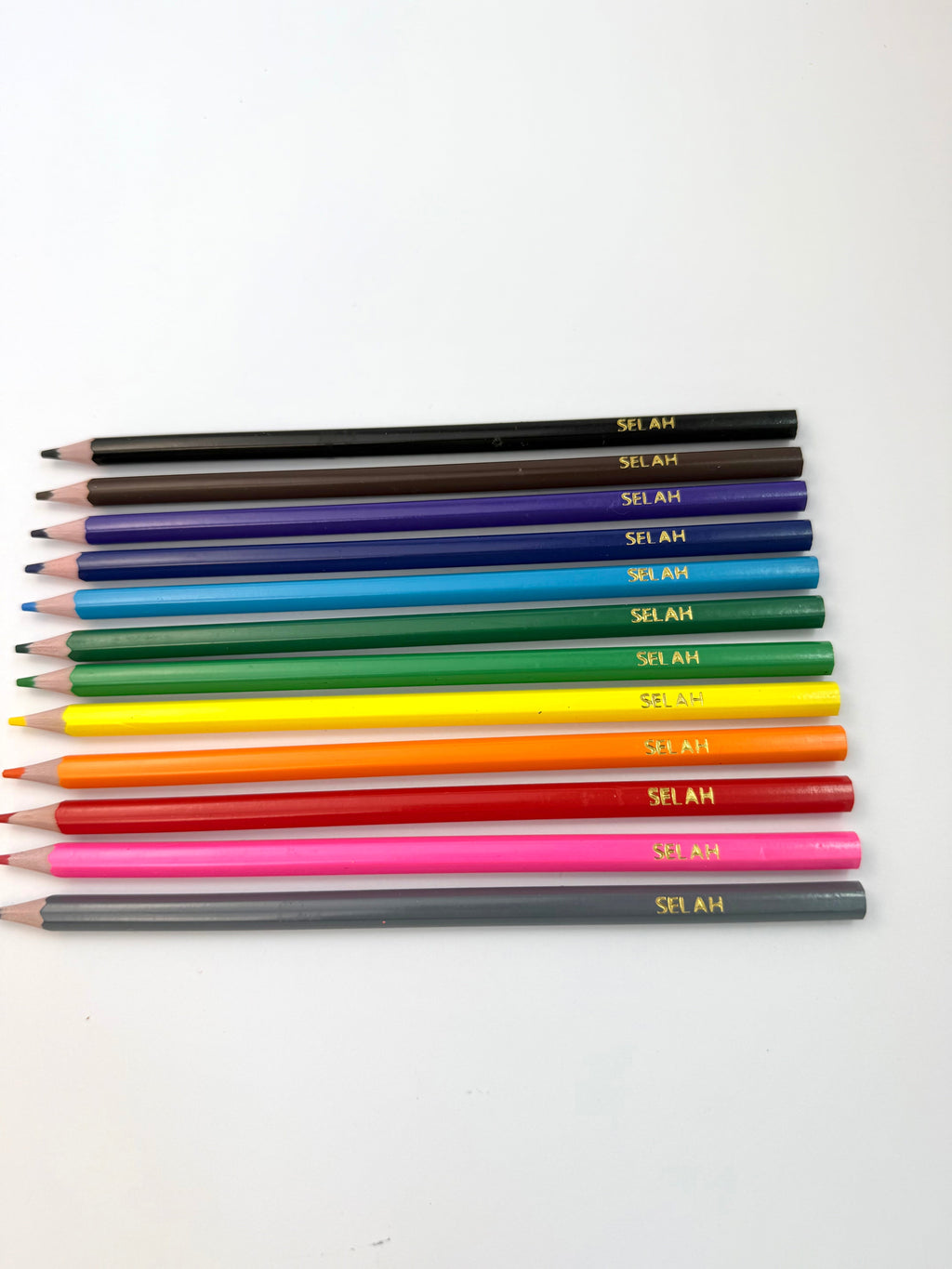 Personalized Colored Pencils - Set of 12