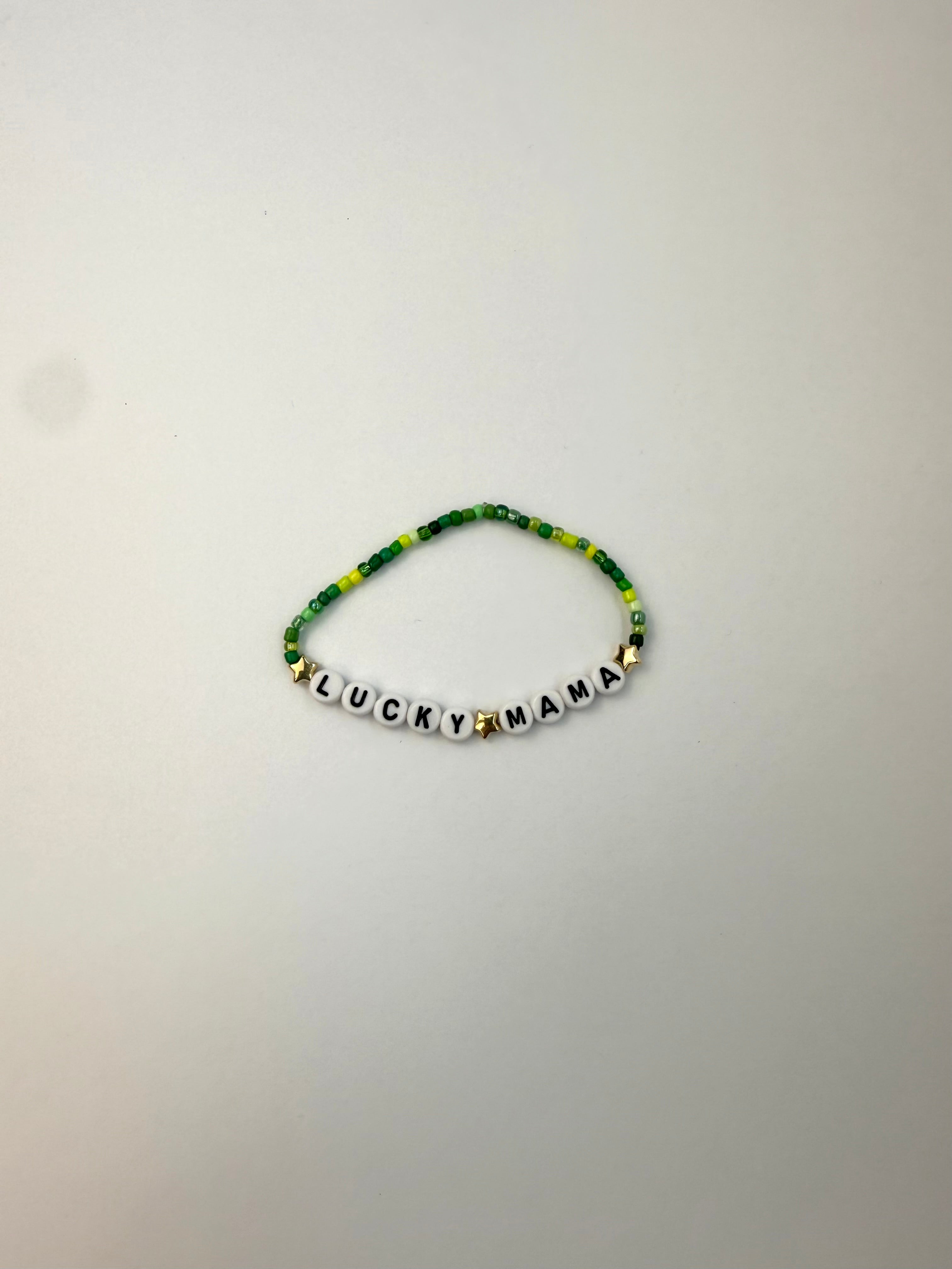 Lucky Mama Beaded Bracelet
