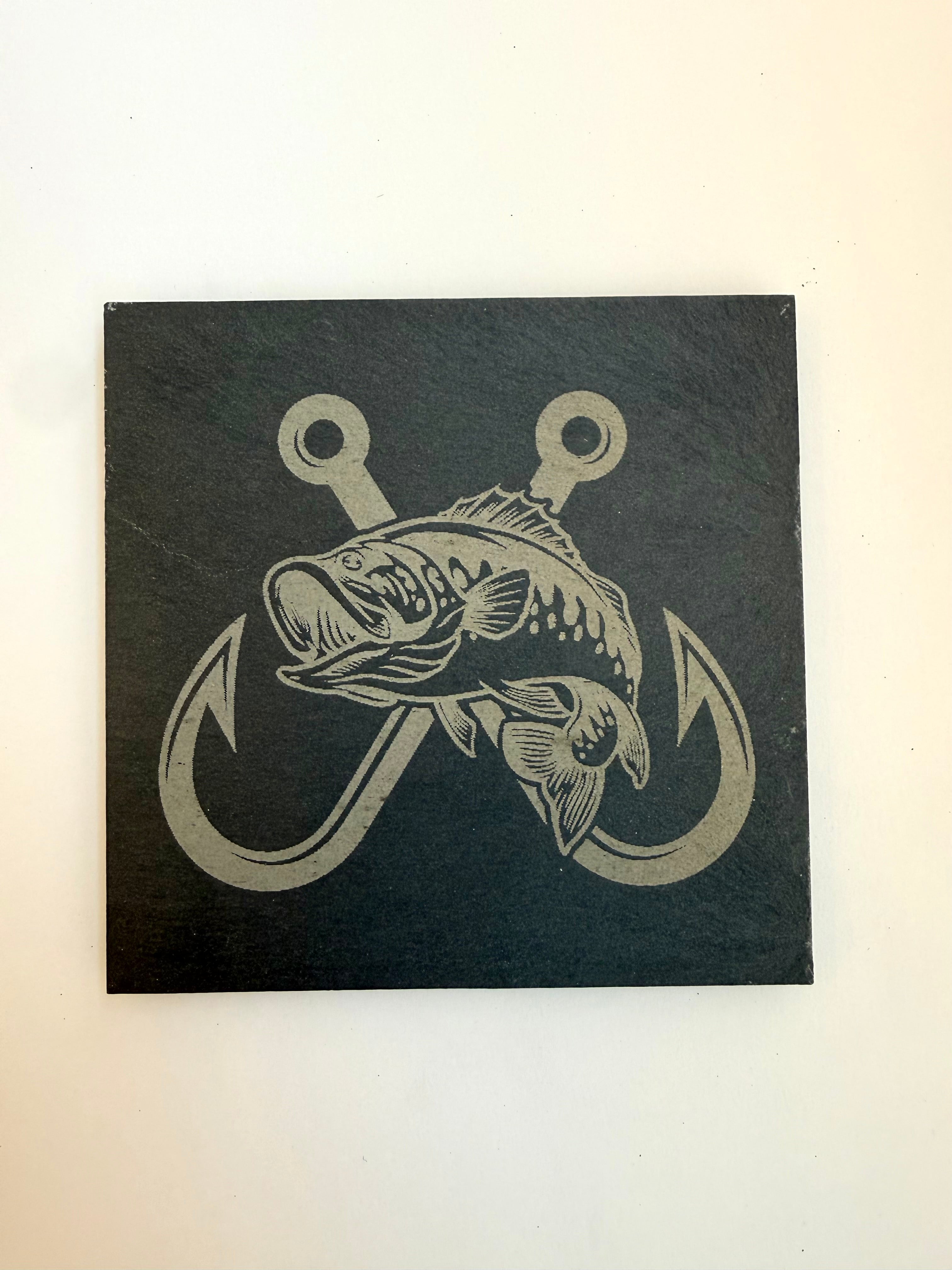 Fishing Coasters-Set of 4