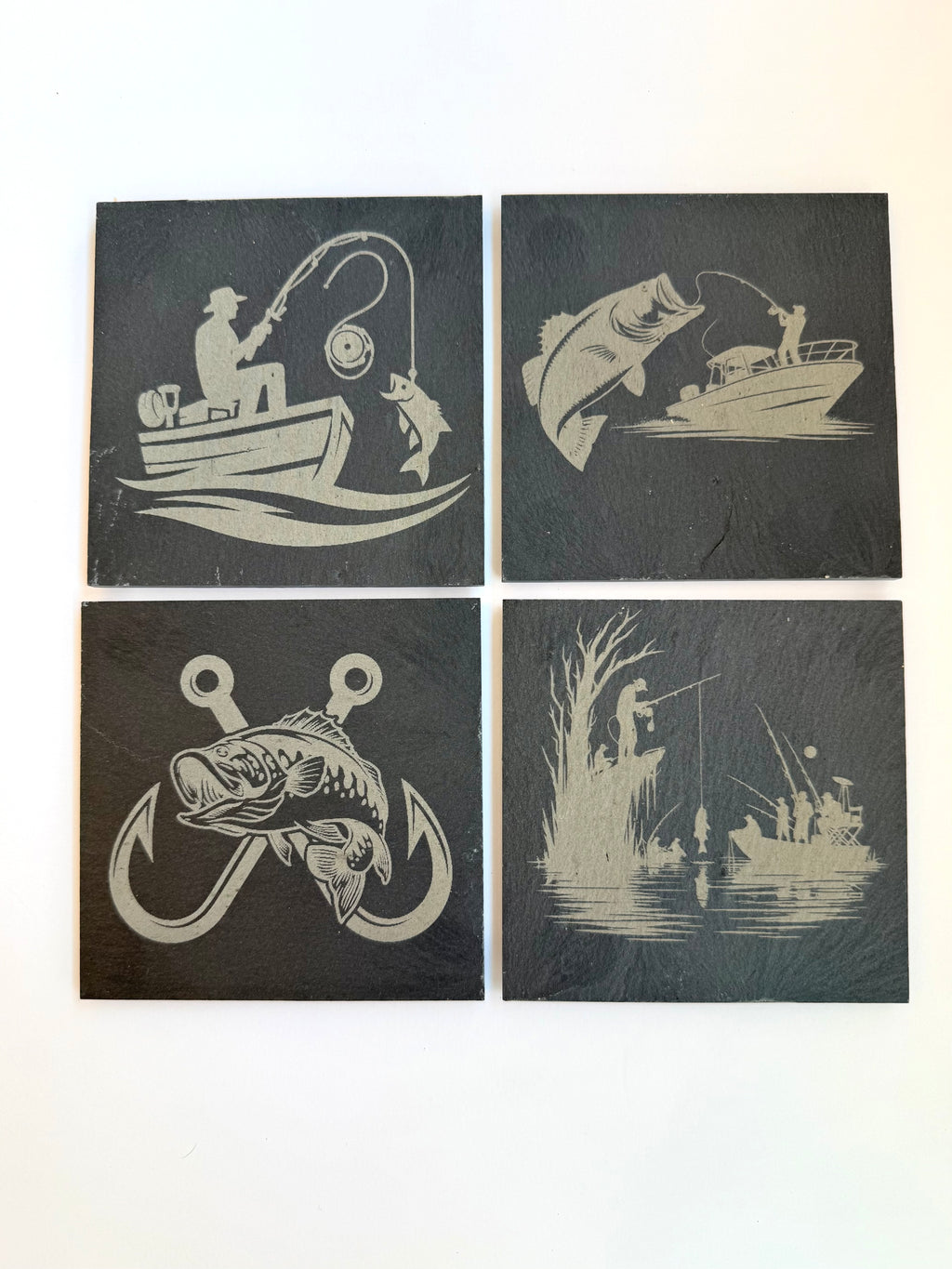 Fishing Coasters-Set of 4