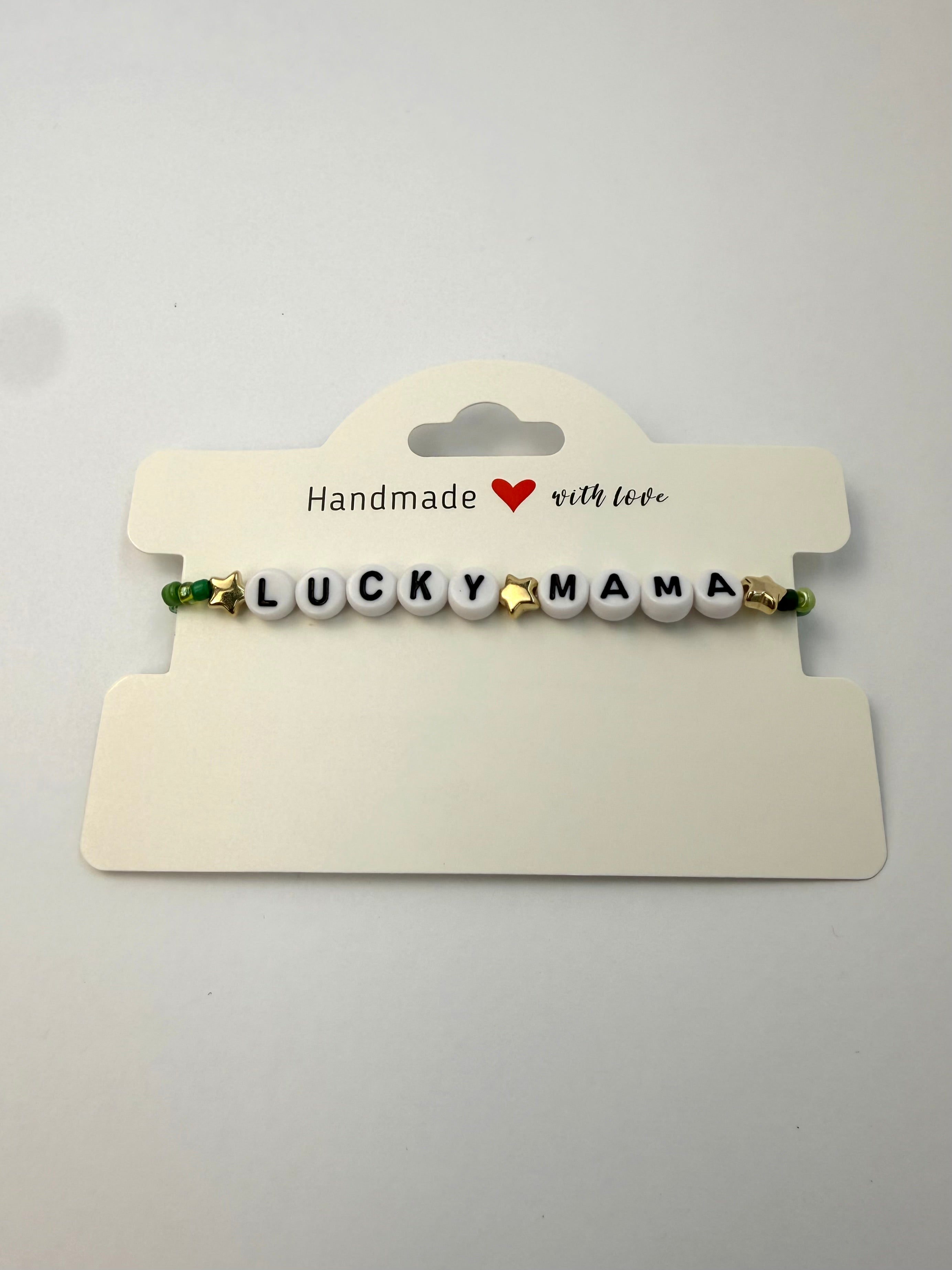 Lucky Mama Beaded Bracelet