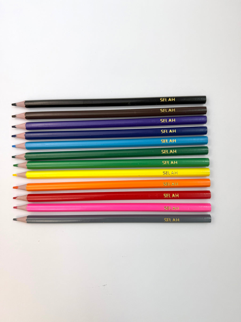 Personalized Colored Pencils - Set of 12