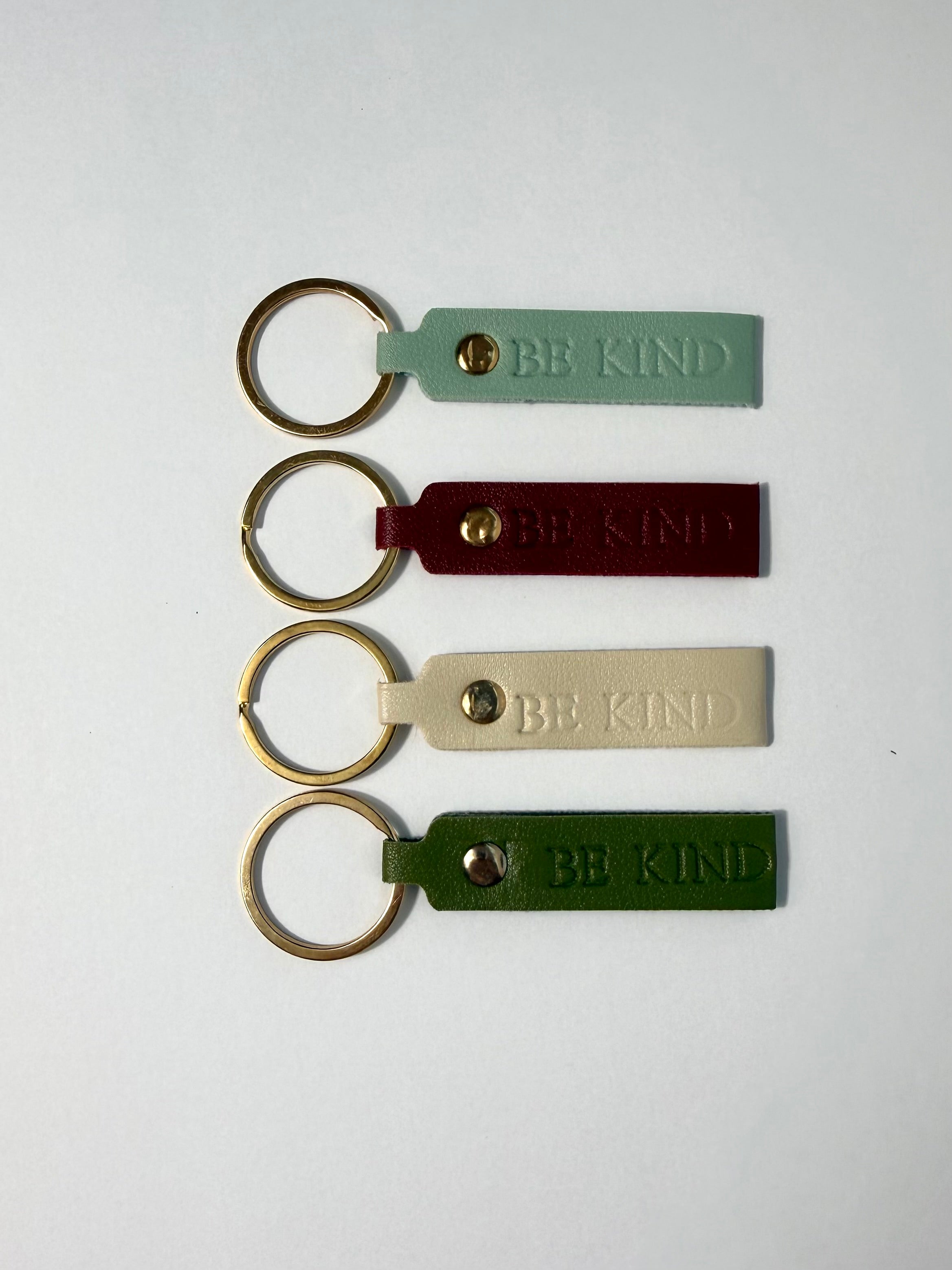 Be Kind Faux Leather Keychains