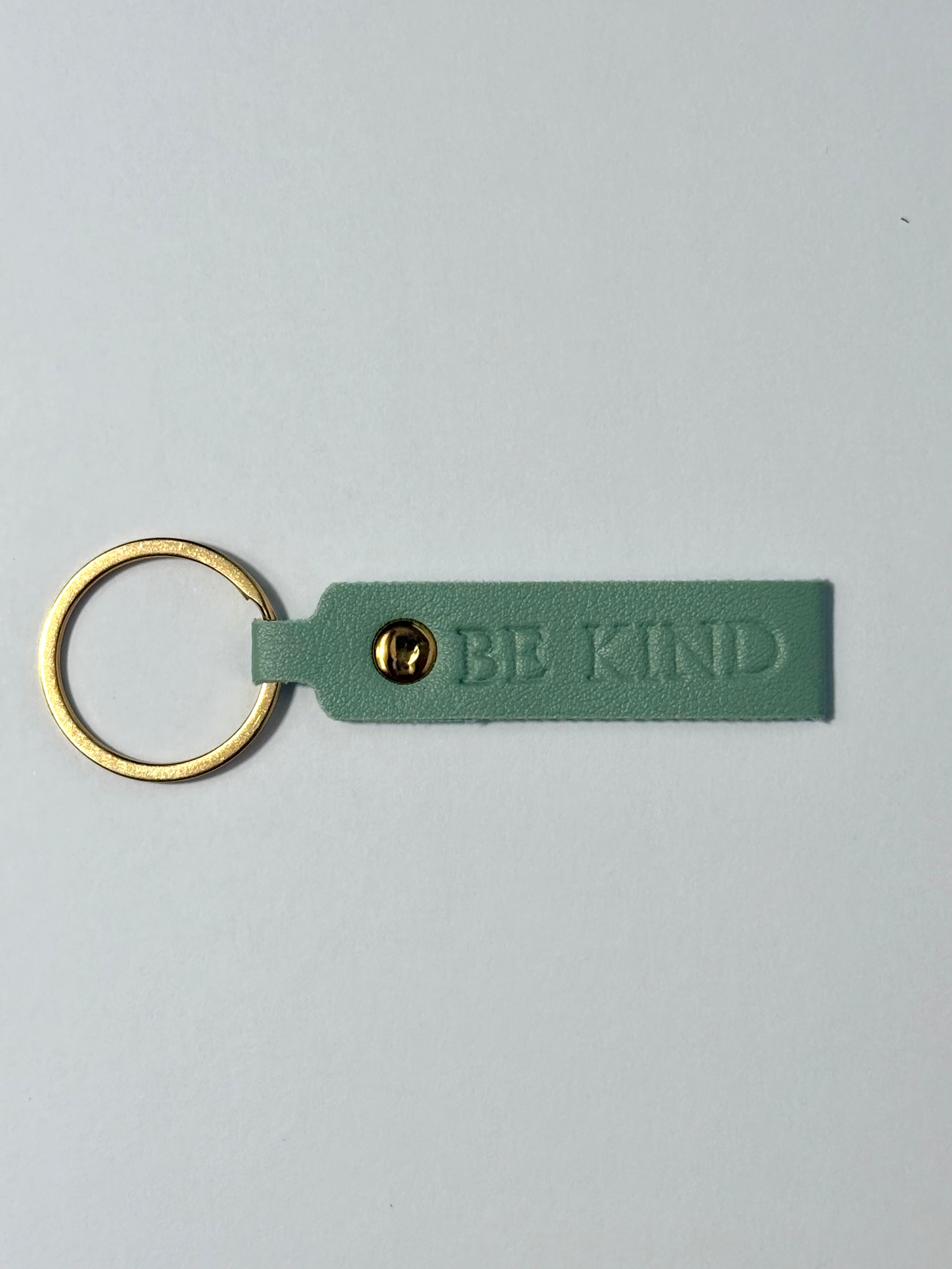 Be Kind Faux Leather Keychains