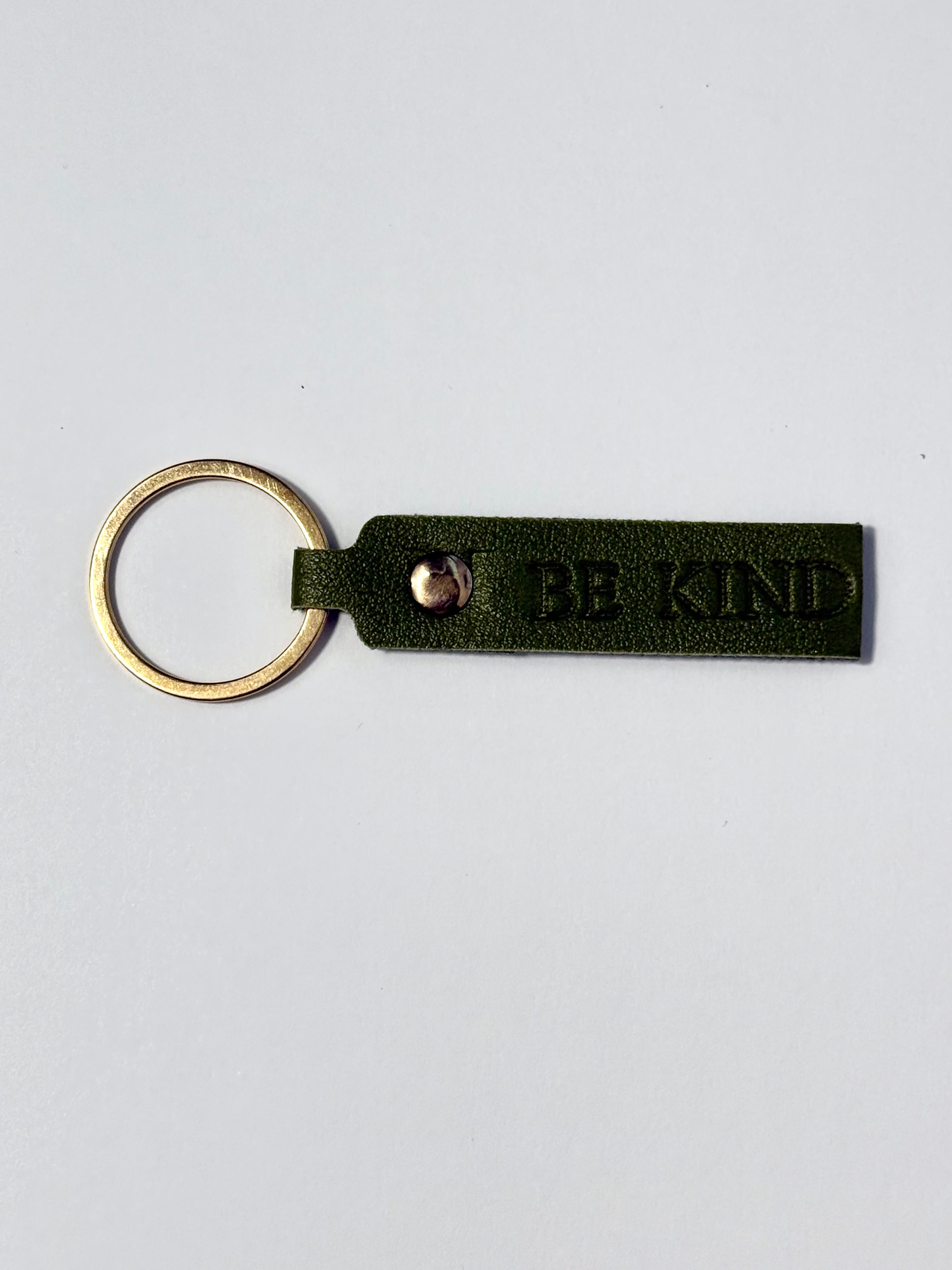 Be Kind Faux Leather Keychains
