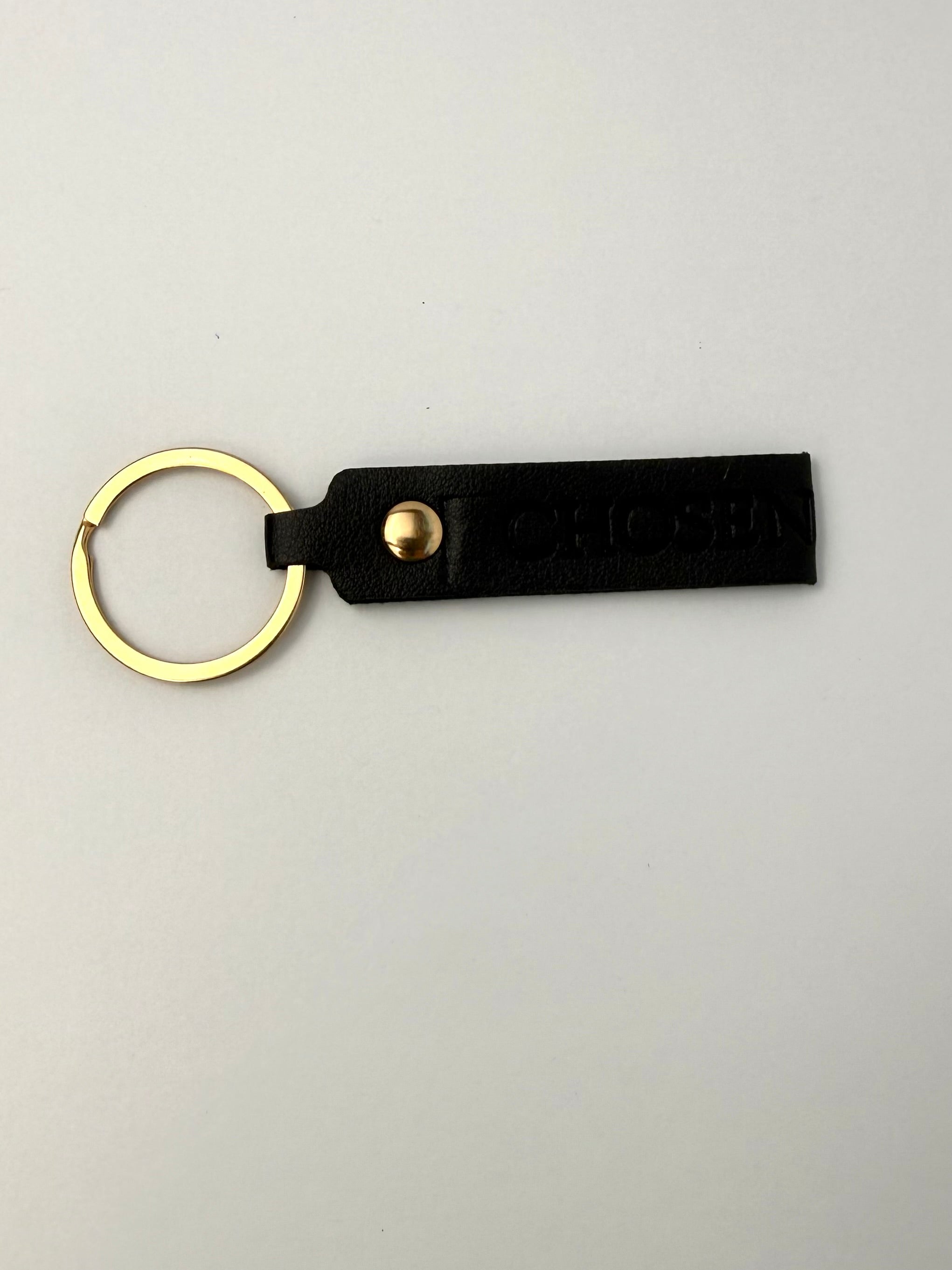 CHOSEN Faux Leather Keychain